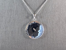 Load image into Gallery viewer, Womens Sterling Silver Blue Opal Tree of Life Pendant Necklace 7.4g E3647