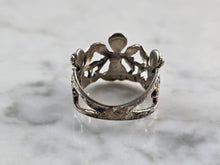 Load image into Gallery viewer, Womens Vintage Estate Sterling Silver Angel Fairy Ring 3.5g E3673
