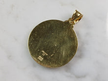Load image into Gallery viewer, Womens Sterling Silver Gold Tone Jesus Pendant Necklace 10.0g E3680
