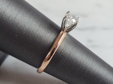 Load image into Gallery viewer, Womens Vintage Estate 14k Rose Gold Diamond Engagement Ring 2.4g #E3696