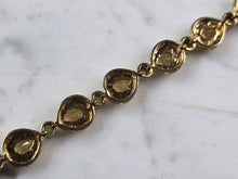 Load image into Gallery viewer, Womens Sterling Silver Gold Tone Citrine Peridot Bracelet 17.3g E3698