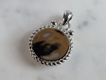 Load image into Gallery viewer, Womens Sterling Silver Modernist Blue Opal Pendant 4.9g E3728