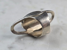 Load image into Gallery viewer, Womens Vintage Estate Sterling Silver Modernist Amethyst Ring 15.0g E3751