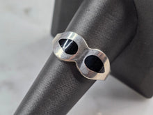 Load image into Gallery viewer, Womens Vintage Estate Sterling Silver Modernist Ring 6.6g E3754