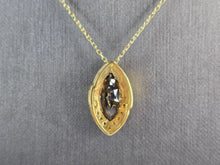 Load image into Gallery viewer, Womens Sterling Silver Gold Tone Modernist Pendant Necklace 5.5g E3756