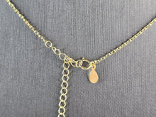 Load image into Gallery viewer, Womens Sterling Silver Gold Tone Modernist Pendant Necklace 6.0g E3758