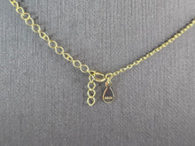 Load image into Gallery viewer, Womens Sterling Silver Gold Tone Modernist Pendant Necklace 6.3g E3761