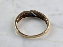 Load image into Gallery viewer, Mens Vintage Estate 10k Yellow Gold Diamond Ring 2.5g #E3777