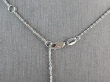 Load image into Gallery viewer, Womens Sterling Silver Opal Maritime Anchor Pendant Necklace 4.5g E3787