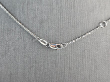 Load image into Gallery viewer, Womens  Estate Sterling Silver Garnet Cluster Pendant Necklace 10.1g E3790