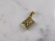 Load image into Gallery viewer, Sterling Silver Gold Tone Jewish Judaica Star of David Pendant, 3.5g E3795
