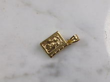Load image into Gallery viewer, Sterling Silver Gold Tone Jewish Judaica Star of David Pendant, 3.5g E3795