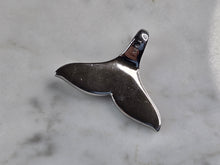 Load image into Gallery viewer, Womens Sterling Silver Opal Modernist Whale Tail Pendant 6.1g E3824