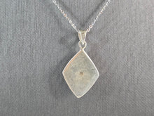 Load image into Gallery viewer, Womens Estate Sterling Silver Enamel Modernist Pendant Necklace 5.4g E3872