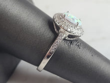 Load image into Gallery viewer, Womens Sterling Silver Modernist Opal Ring 3.0g E3902