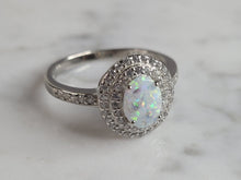 Load image into Gallery viewer, Womens Sterling Silver Modernist Opal Ring 3.0g E3902
