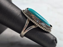 Load image into Gallery viewer, Womens Vintage Estate Sterling Silver Southwestern Turquoise Ring 7.3g E3918