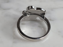 Load image into Gallery viewer, Womens Sterling Silver Modernist Opal Elephant Ring 6.7g E3920