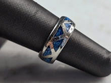 Load image into Gallery viewer, Womens Vintage Estate Sterling Silver Lapis Lazuli Stone Ring 6.6g E3921