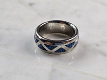 Load image into Gallery viewer, Womens Vintage Estate Sterling Silver Lapis Lazuli Stone Ring 6.6g E3921
