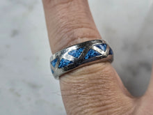 Load image into Gallery viewer, Womens Vintage Estate Sterling Silver Lapis Lazuli Stone Ring 6.6g E3921
