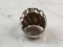 Load image into Gallery viewer, Womens Vintage Estate Sterling Silver 14K Gold Modernist Ring, 11.0g E3922
