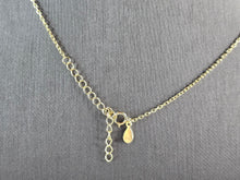 Load image into Gallery viewer, Womens Sterling Silver Gold Tone Amethyst Pendant Necklace 11.7g E3929