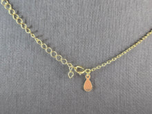 Load image into Gallery viewer, Womens Sterling Silver Gold Tone Modernist Pendant Necklace 7.5g E3933