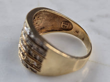 Load image into Gallery viewer, Womens Vintage Estate 10K Yellow Gold Diamond Ring 5.8g E3947