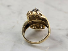 Load image into Gallery viewer, Womens Vintage Estate 14K Yellow Gold Diamond Ring 8.9g E3955