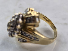 Load image into Gallery viewer, Womens Vintage Estate 14K Yellow Gold Diamond Ring 8.9g E3955