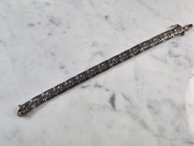 Load image into Gallery viewer, Womens Vintage Estate Sterling Silver Modernist Greek Key Bracelet, 16.4g E3960