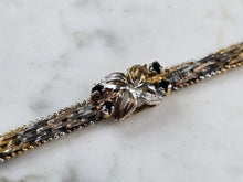 Load image into Gallery viewer, Womens Vintage Estate Sterling Silver Modernist Bracelet 13.0g E3961