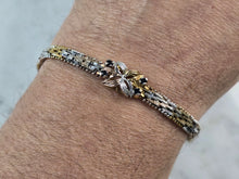 Load image into Gallery viewer, Womens Vintage Estate Sterling Silver Modernist Bracelet 13.0g E3961