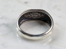 Load image into Gallery viewer, Mens Vintage Estate Sterling Silver Christian Jesus Fish Ring 8.2g E3962