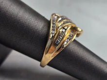 Load image into Gallery viewer, Womens Vintage Estate 10K Yellow Gold Diamond Ring 6.7g E3978