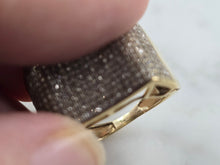 Load image into Gallery viewer, Womens Vintage Estate 10K Yellow Gold Diamond Ring 6.8g E3981