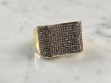 Load image into Gallery viewer, Womens Vintage Estate 10K Yellow Gold Diamond Ring 6.8g E3981