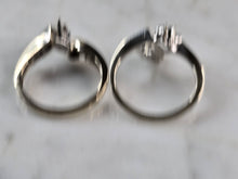 Load image into Gallery viewer, Womens Vintage Estate 14K White Gold Diamond Engagement Ring Set, 6.5g E3986