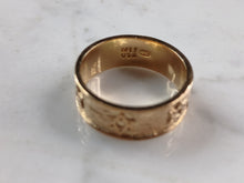 Load image into Gallery viewer, Mens Sterling Silver Gold Tone Judaica Jewish Star of David Ring 4.3g E3993