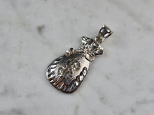 Load image into Gallery viewer, Sterling Silver Money Bags Dollar Sign Pendant Necklace 4.7g #E4006