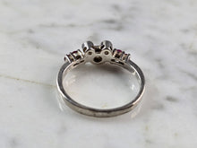Load image into Gallery viewer, Womens Vintage Estate Sterling Silver Disney Mickey Mouse Ruby Ring 2.6g E4018