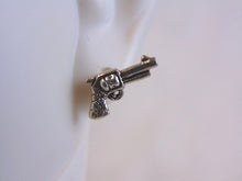 Load image into Gallery viewer, Womens Vintage Estate Sterling Silver Gun Pistol Earrings 1.4g E4036