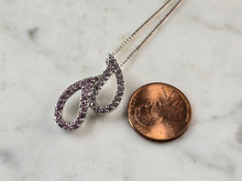 Load image into Gallery viewer, Womens Estate Sterling Silver Modernist Pendant &amp; Necklace 5.7g E4045