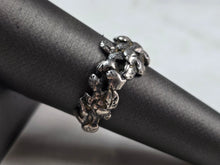 Load image into Gallery viewer, Womens Vintage Estate Sterling Silver Modernist Ring 5.0g E4121