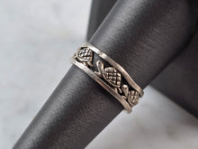 Load image into Gallery viewer, Womens Vintage Estate Sterling Silver Turtle Ring 2.7g E4132