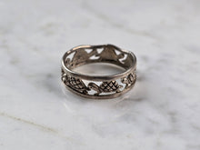 Load image into Gallery viewer, Womens Vintage Estate Sterling Silver Turtle Ring 2.7g E4132