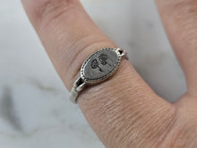 Load image into Gallery viewer, Womens Vintage Estate Sterling Silver Modernist Floral Ring 3.0 E4138