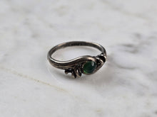 Load image into Gallery viewer, Womens Vintage Estate Sterling Silver Modernist Bead Ring 2.1g E4142