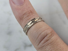 Load image into Gallery viewer, Womens Girls Vintage Estate Sterling Silver Modernist Ring 1.3g E4153